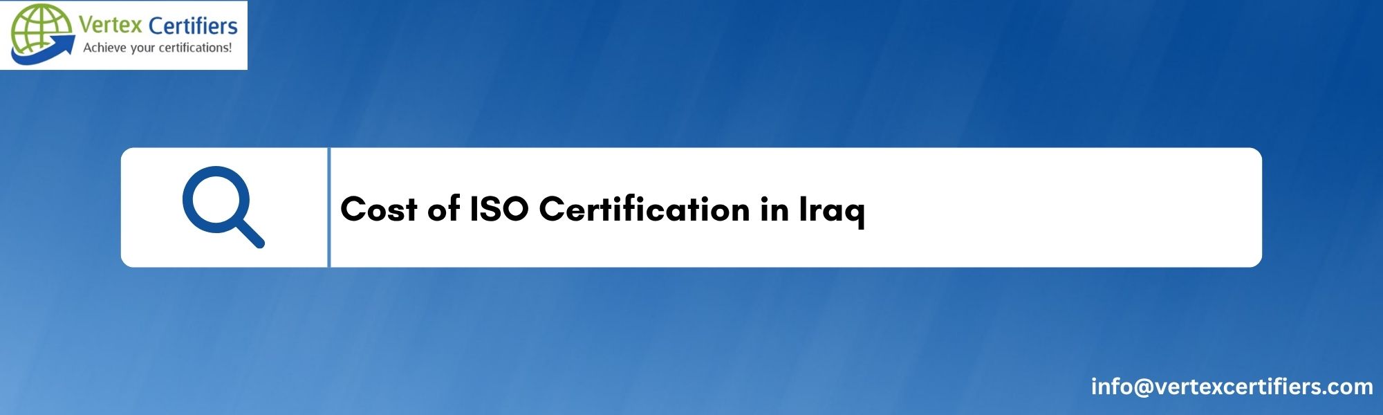 Cost of ISO Certification in Iraq