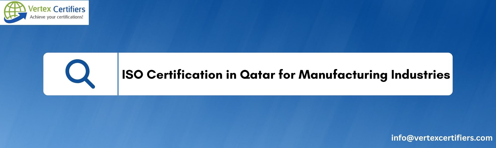 ISO Certification in Qatar for manufacturing