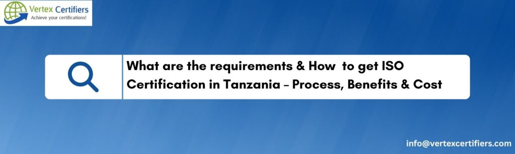 ISO Certification in Tanzania