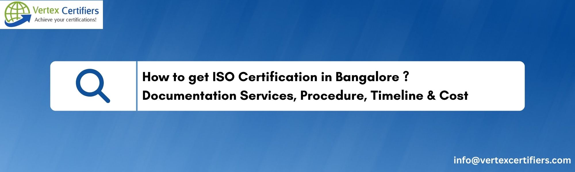 ISO Documentation Services in Bangalore
